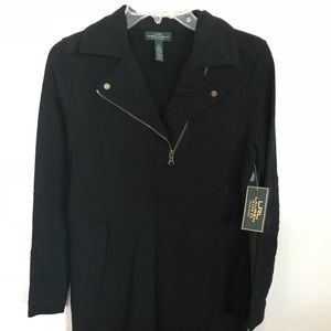 Ralph Lauren black dress.